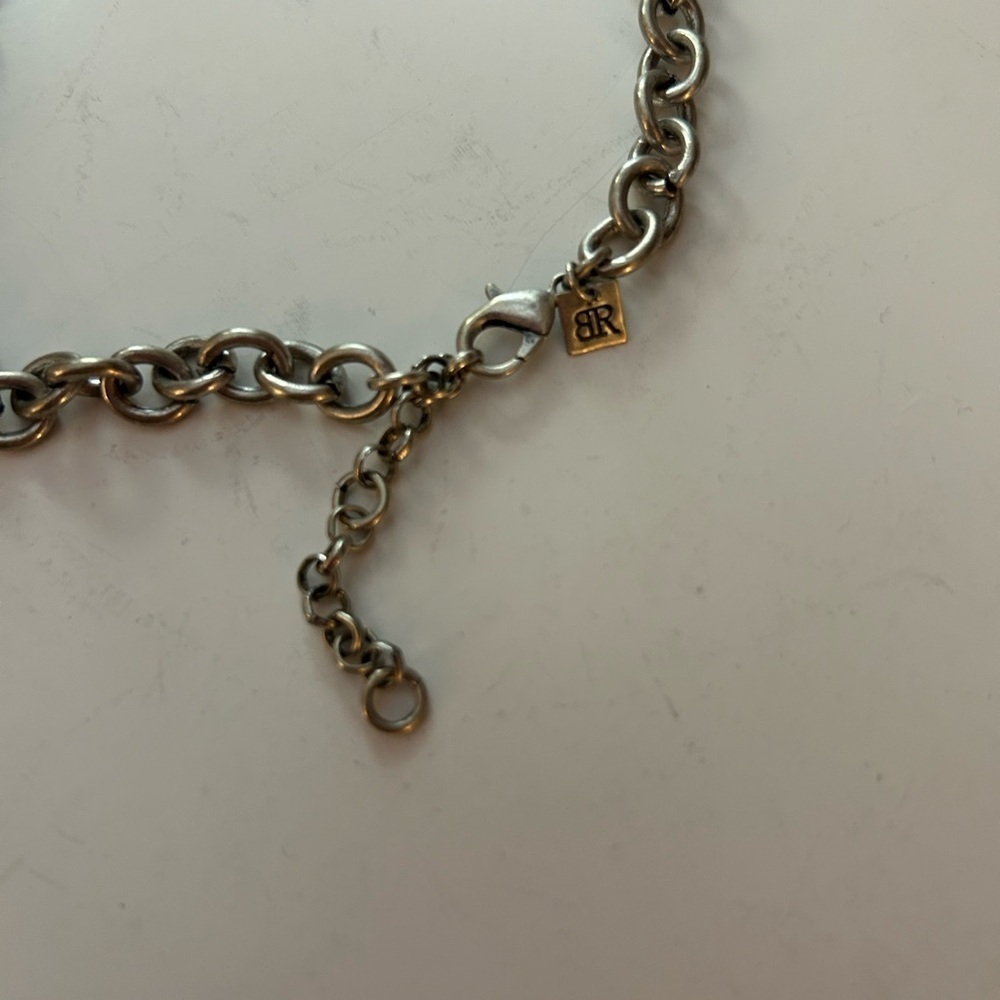 Silver Diamond and Pearl Necklace - Picture 2 of 2
